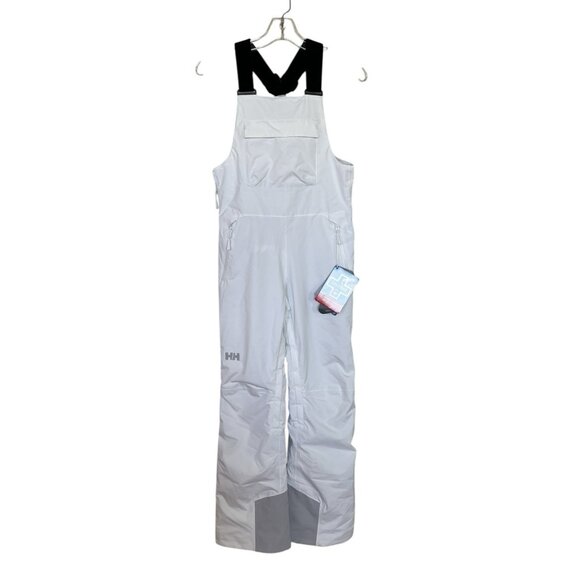 Helly Hansen Snow Ski Bibs Size XS White Legendary Insulated - Picture 1 of 12